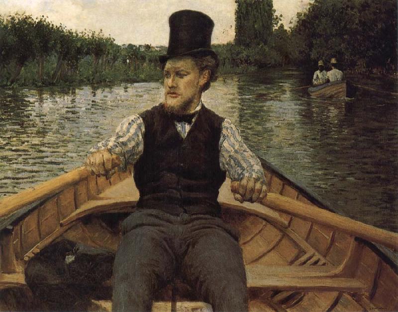 Gustave Caillebotte Sail meeting oil painting picture